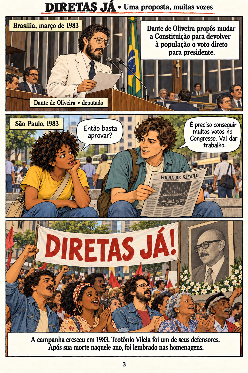 Diretas Já. Página 3 de 14: Diretas Já — página 3
