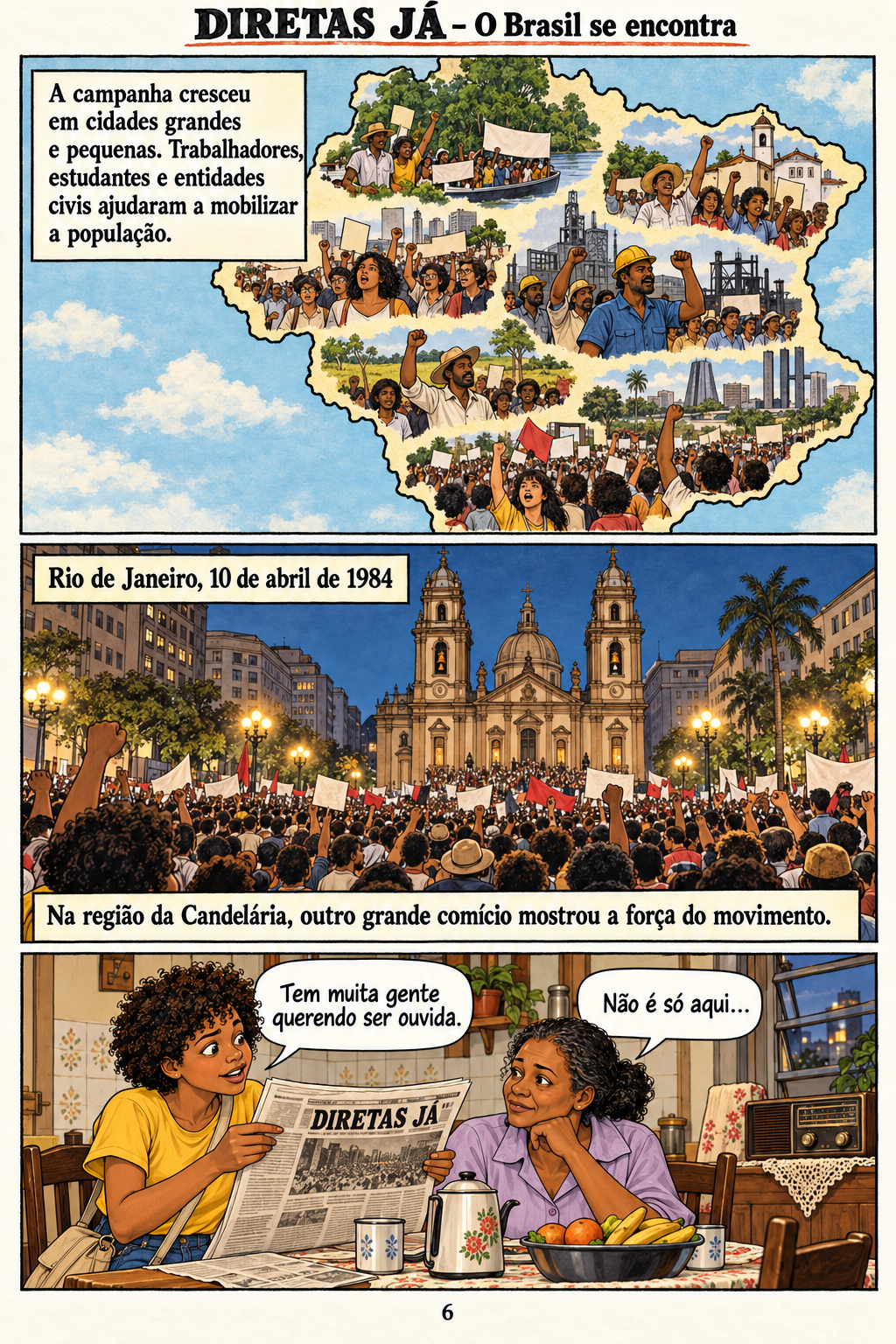 Diretas Já. Página 6 de 14: Diretas Já — página 6